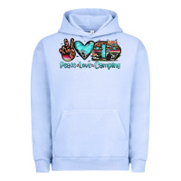 Pigment Grape Ice peace love camping Urban Hoodie - JahusDesignShop