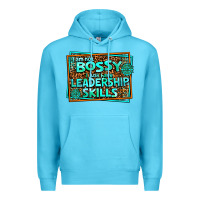Ocean Blue i am not bossy i just have leadership skills Premium Hoodie - AdoDesignShop
