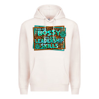 Pale Pink i am not bossy i just have leadership skills Premium Hoodie - AdoDesignShop