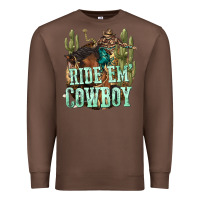 Chestnut ride em cowboy Premium Sweatshirt - texasbilliewilder