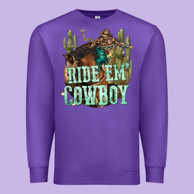 Premium Sweatshirt ride em cowboy
