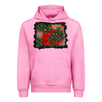 Fuchsia Pink christmas ornament background Urban Hoodie - BundleAndBundleShop