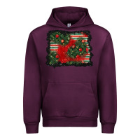 Mauve Wine christmas ornament background Urban Hoodie - BundleAndBundleShop