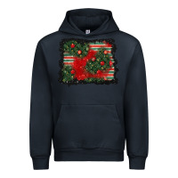 Navy christmas ornament background Urban Hoodie - BundleAndBundleShop