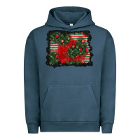 Pigment Midnight Navy christmas ornament background Urban Hoodie - BundleAndBundleShop
