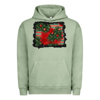 Pigment Oil Green christmas ornament background Urban Hoodie - BundleAndBundleShop