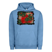 Pigment Pebble Blue christmas ornament background Urban Hoodie - BundleAndBundleShop