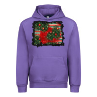 Tulip christmas ornament background Urban Hoodie - BundleAndBundleShop
