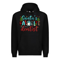 Black santas favorite dentist Premium Hoodie - JahusDesignShop