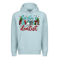 Blue Mist santas favorite dentist Premium Hoodie - JahusDesignShop