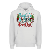 Dove Grey santas favorite dentist Premium Hoodie - JahusDesignShop