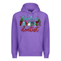 Purple santas favorite dentist Premium Hoodie - JahusDesignShop