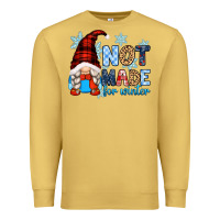 Antique Gold not made for winter with gnome Premium Sweatshirt - Zillion Design Studio