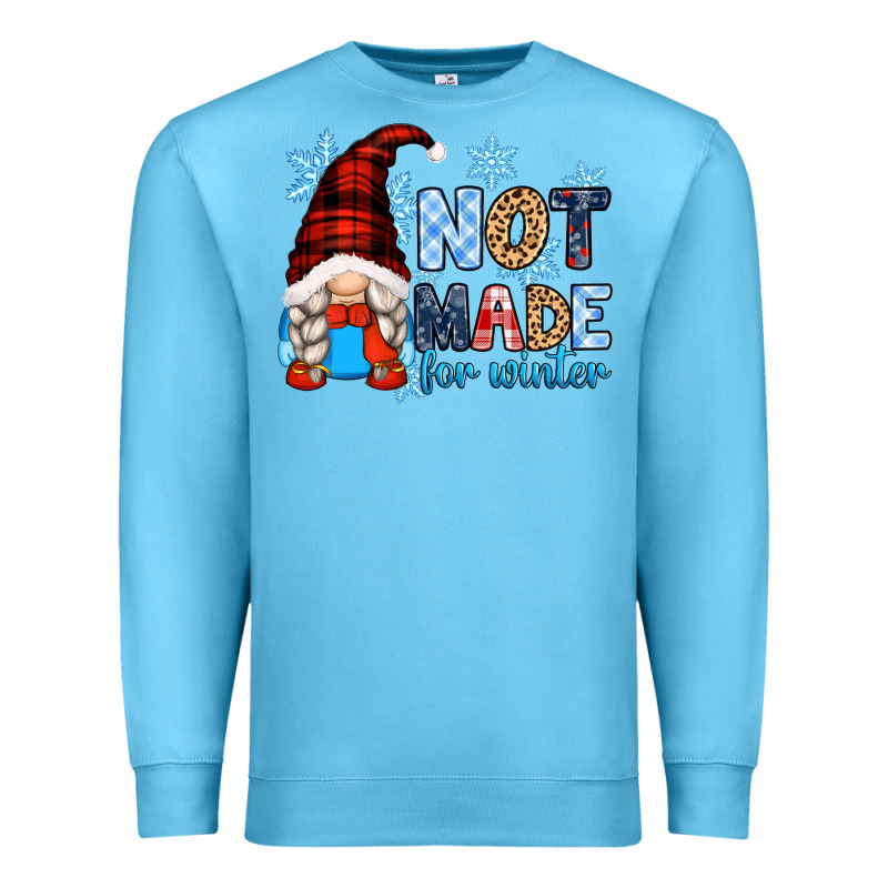 Not Made For Winter With Gnome Premium Sweatshirt by Zillion Design Studio | Teevron