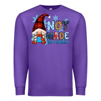 Purple not made for winter with gnome Premium Sweatshirt - Zillion Design Studio