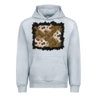 Heather Grey christmas mistletoe background Urban Hoodie - BundleAndBundleShop