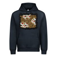 Navy christmas mistletoe background Urban Hoodie - BundleAndBundleShop