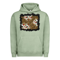 Christmas Mistletoe Background Urban Hoodie | Teevron