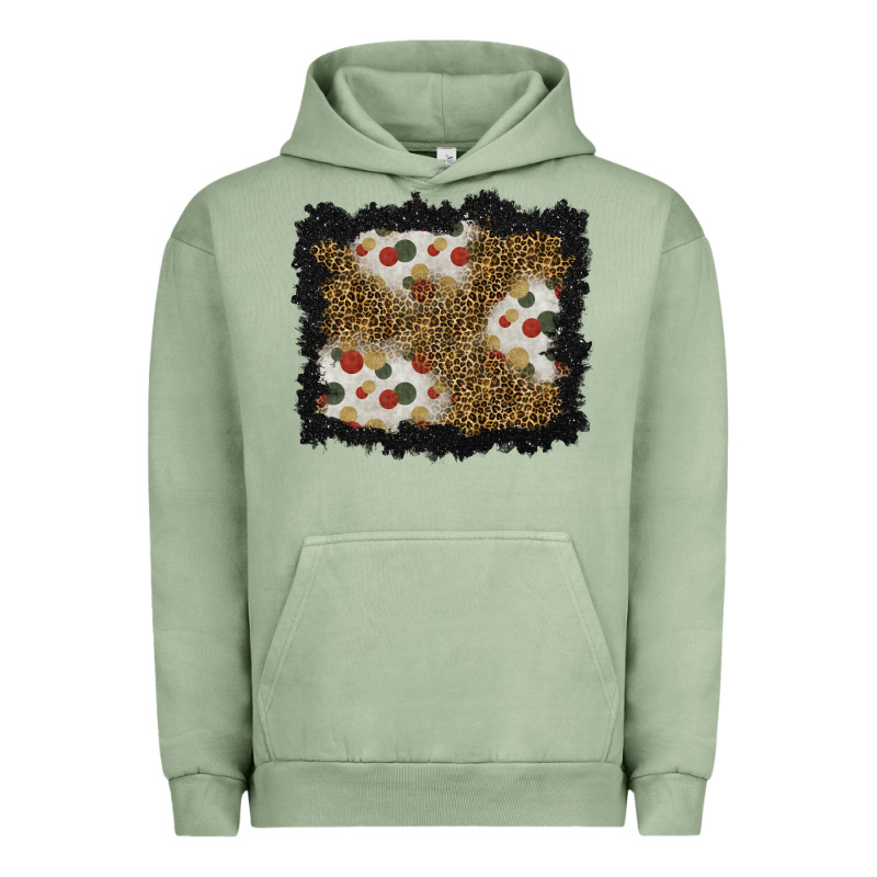 Christmas Mistletoe Background Urban Hoodie by BundleAndBundleShop | Teevron