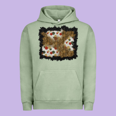 Christmas Mistletoe Background Urban Hoodie Designed By Bundleandbundleshop