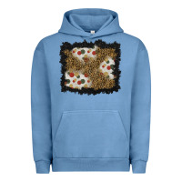 Pigment Pebble Blue christmas mistletoe background Urban Hoodie - BundleAndBundleShop