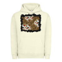 Pigment Pistachio christmas mistletoe background Urban Hoodie - BundleAndBundleShop