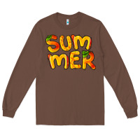 Chestnut summer mango Long Sleeve Tee - BarkalooDesign