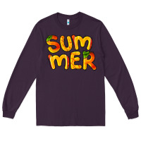 Plum summer mango Long Sleeve Tee - BarkalooDesign