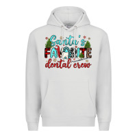 Dove Grey santas favorite dental crew Premium Hoodie - JahusDesignShop