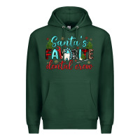 Sports Green santas favorite dental crew Premium Hoodie - JahusDesignShop
