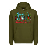 Army Green santas favorite dental crew Premium Hoodie - JahusDesignShop