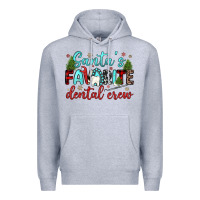 Heather Grey santas favorite dental crew Premium Hoodie - JahusDesignShop