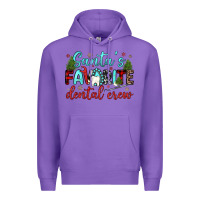 Purple santas favorite dental crew Premium Hoodie - JahusDesignShop