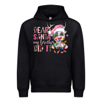 Black dear santa my brother did it Urban Hoodie - AdoDesignShop