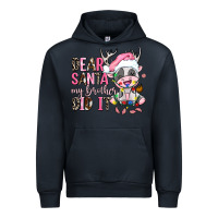 Navy dear santa my brother did it Urban Hoodie - AdoDesignShop