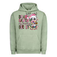 Pigment Oil Green dear santa my brother did it Urban Hoodie - AdoDesignShop