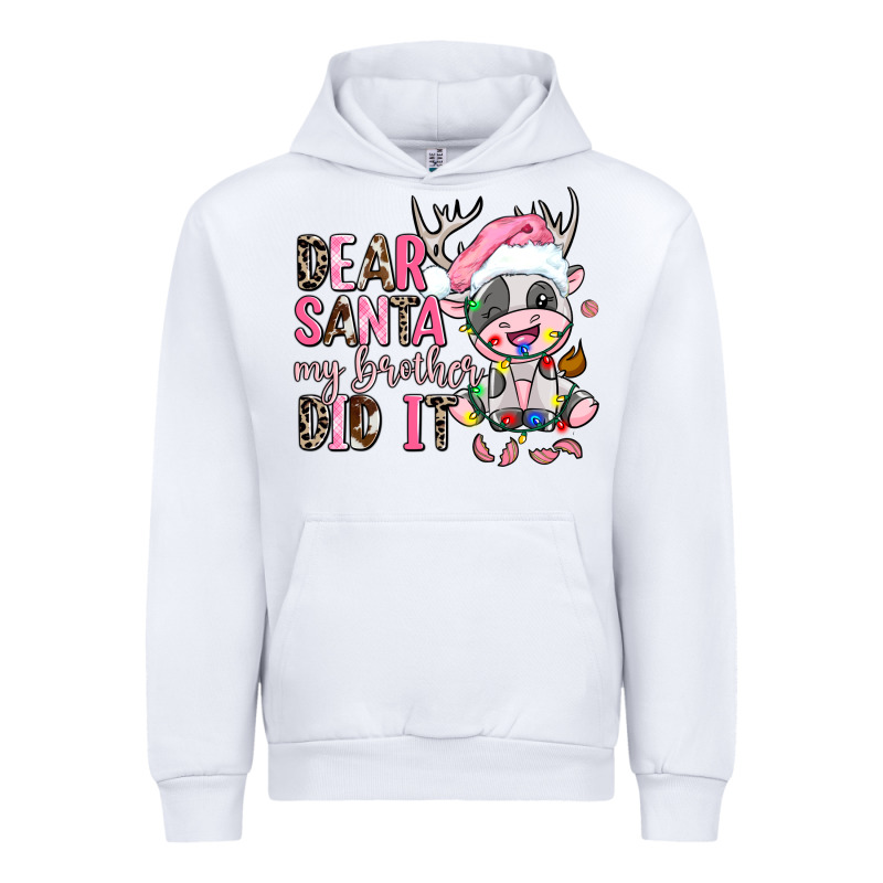 Dear Santa My Brother Did It Urban Hoodie by AdoDesignShop | Teevron