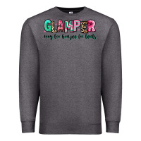 Charcoal Heather glamper way too boujee for tents Premium Sweatshirt - RanaPortraitStore