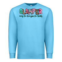 Ocean Blue glamper way too boujee for tents Premium Sweatshirt - RanaPortraitStore