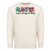 Sandshell glamper way too boujee for tents Premium Sweatshirt - RanaPortraitStore