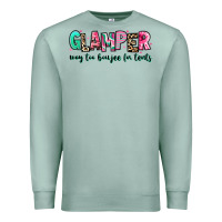 Seafoam glamper way too boujee for tents Premium Sweatshirt - RanaPortraitStore