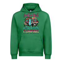 Emerald just a girl who loves camping Urban Hoodie - JahusDesignShop