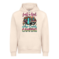 Sandshell just a girl who loves camping Urban Hoodie - JahusDesignShop
