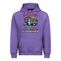 Just A Girl Who Loves Camping Urban Hoodie | Teevron
