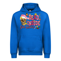 Cobalt dead inside but festive Urban Hoodie - AdoDesignShop