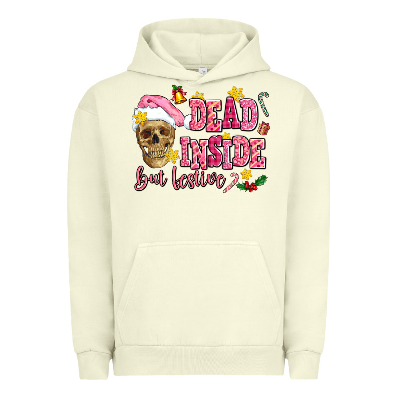 Dead Inside But Festive Urban Hoodie by AdoDesignShop | Teevron