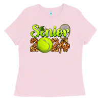 Bubblegum Pink tennis senior 2024 Ladies Tee - BarkalooDesign