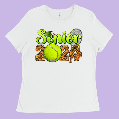 Tennis Senior 2024 Ladies Tee Designed By Barkaloodesign
