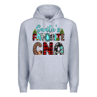 Heather Grey santas favorite cna Premium Hoodie - JahusDesignShop