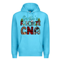 Ocean Blue santas favorite cna Premium Hoodie - JahusDesignShop